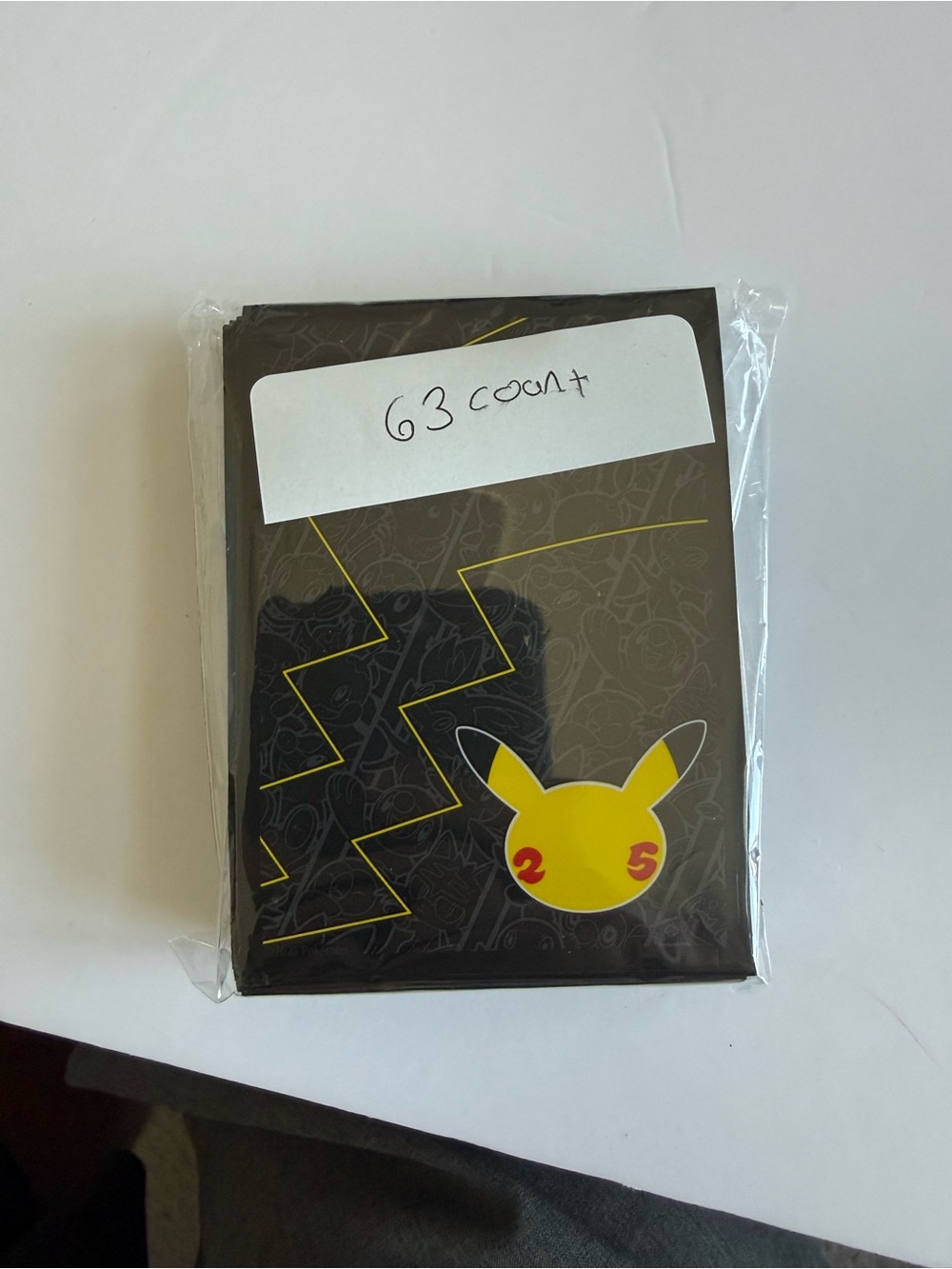 Pikachu 25th Anniversary Card Sleeves Plus Brilliant Stars Sleeves